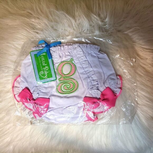 Initial baby mudpie diaper cover nwt - Picture 1 of 2